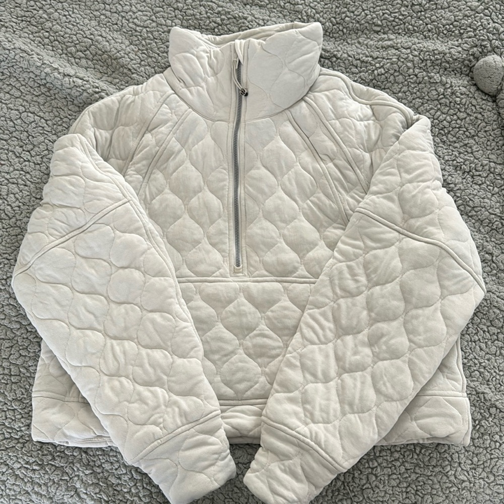 Lululemon Scuba Oversized Quilted Half Zip